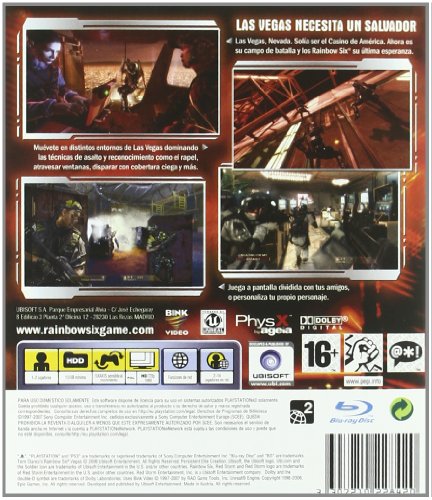 Rainbow Six Vegas PS3 - PAL ESP - Nuevo Rainbow Six Vegas PS3 - PAL ESP - Nuevo